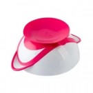 Suction bowl with spoon, Rosa thumbnail